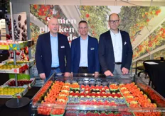 Henk van Oosten, Harrie Jonker en Hans Lodder van FruitMasters.